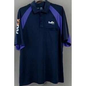 Stan Herman Utility Work Shirt Purple Black Polo Men’s L Courier Style Tech Wear